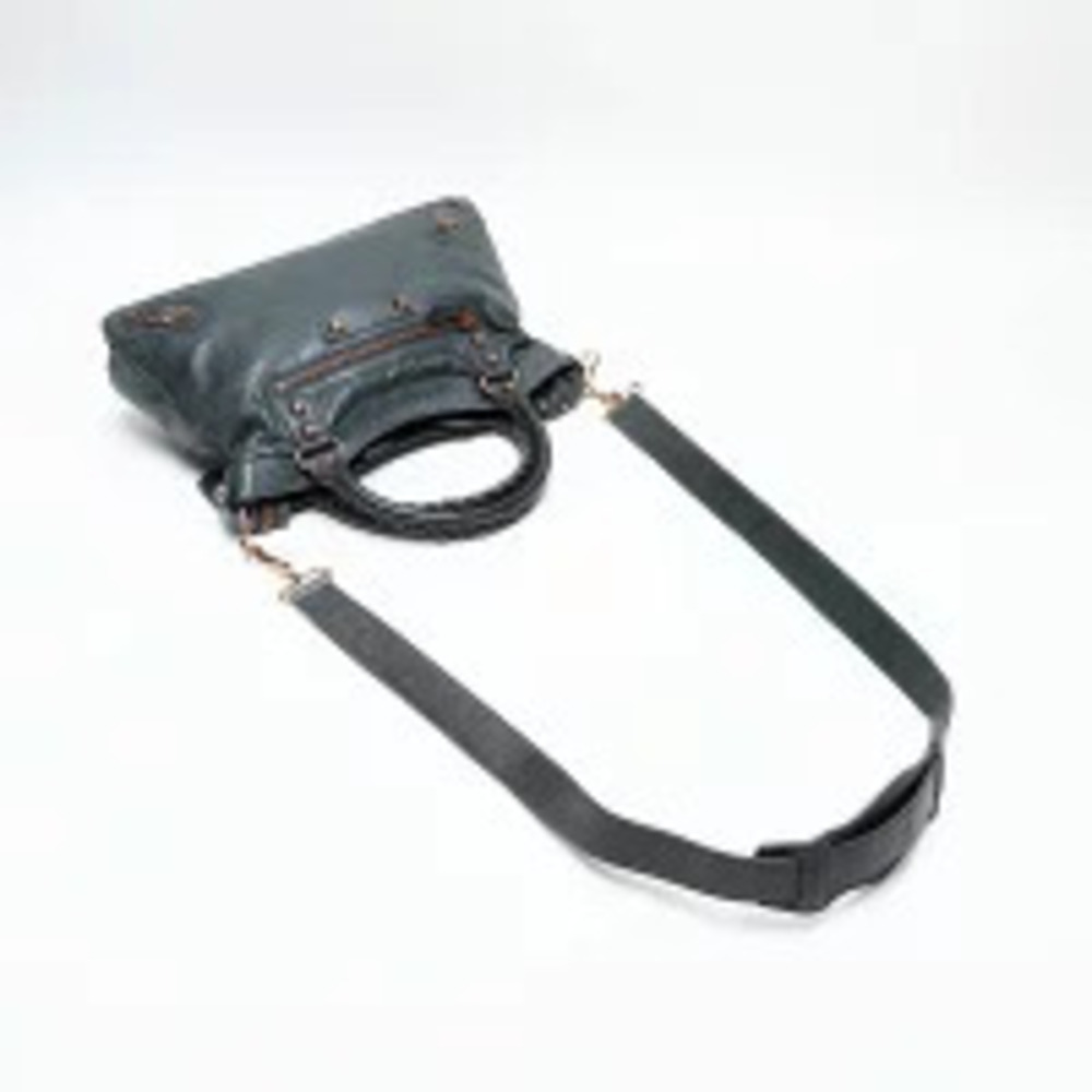 Balenciaga City Giant Shoulder Bag Green - Picture 9 of 13